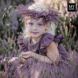 Children's dress with frills