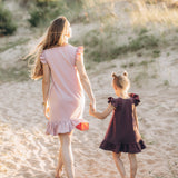 Children's dress with frills