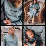 Ribbed high-waisted leggings