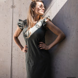 Long dress with frills