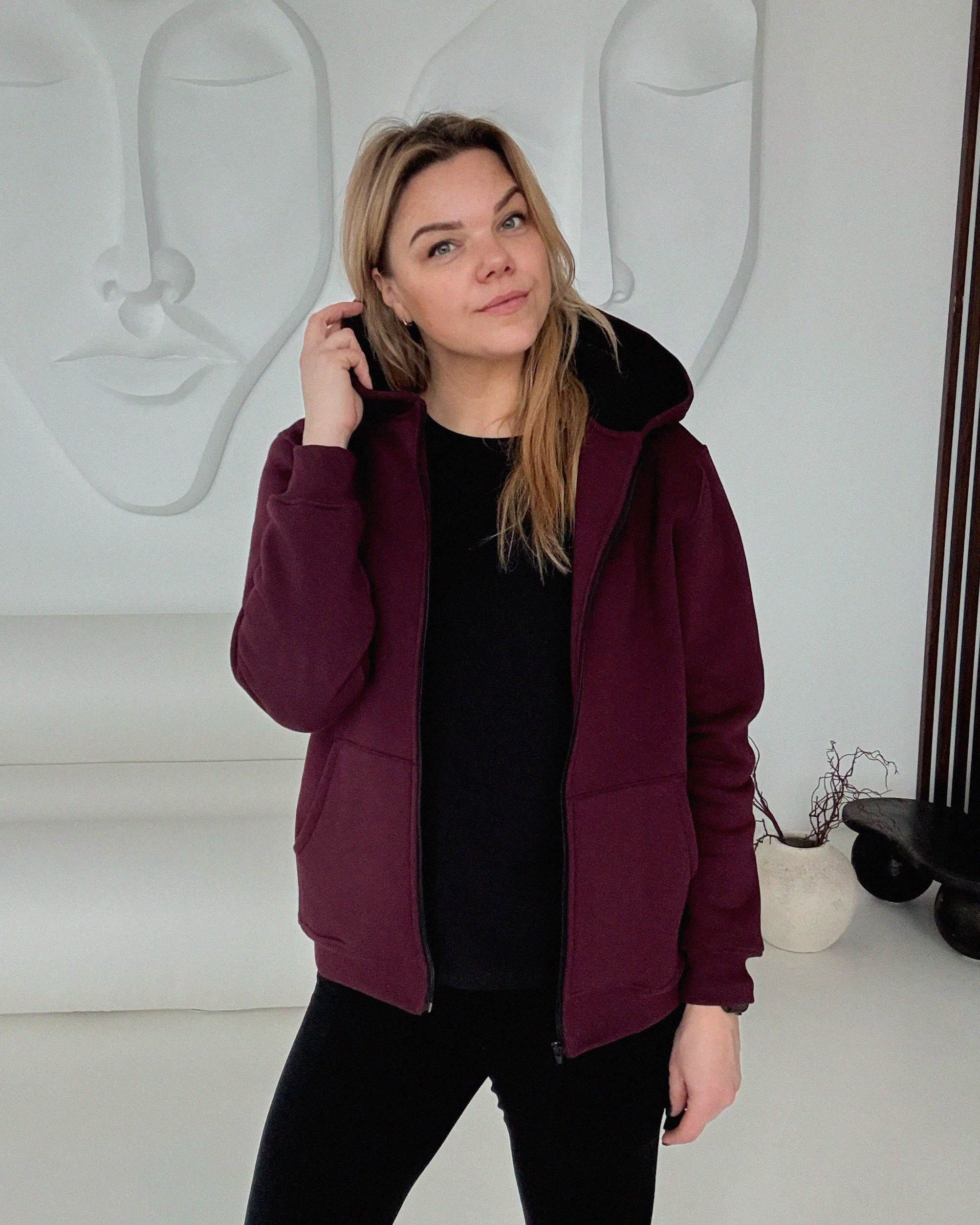 BASIC naiste kapuutsiga dressipluus