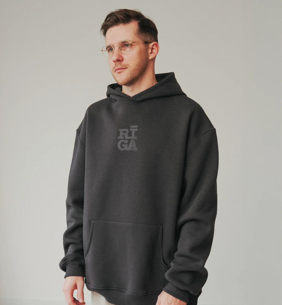 Riga Original® x MYGANG Men’s Hoodie (Dark grey)