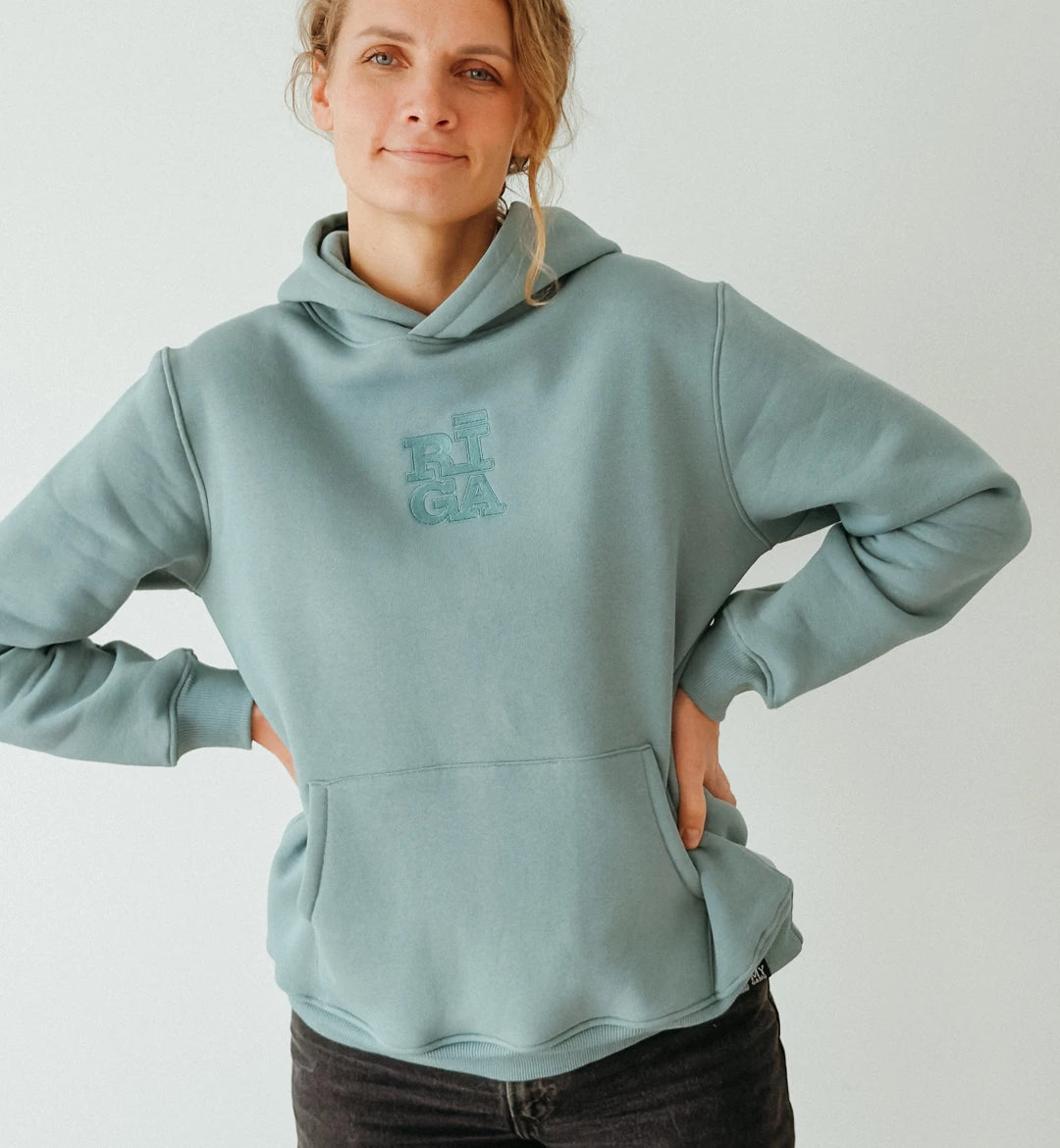 Riga Original® x MYGANG Women's Hoodie (Dusty Mint)