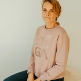 Riga Original® x MYGANG Women's Sweatshirt (Dusty Pink)