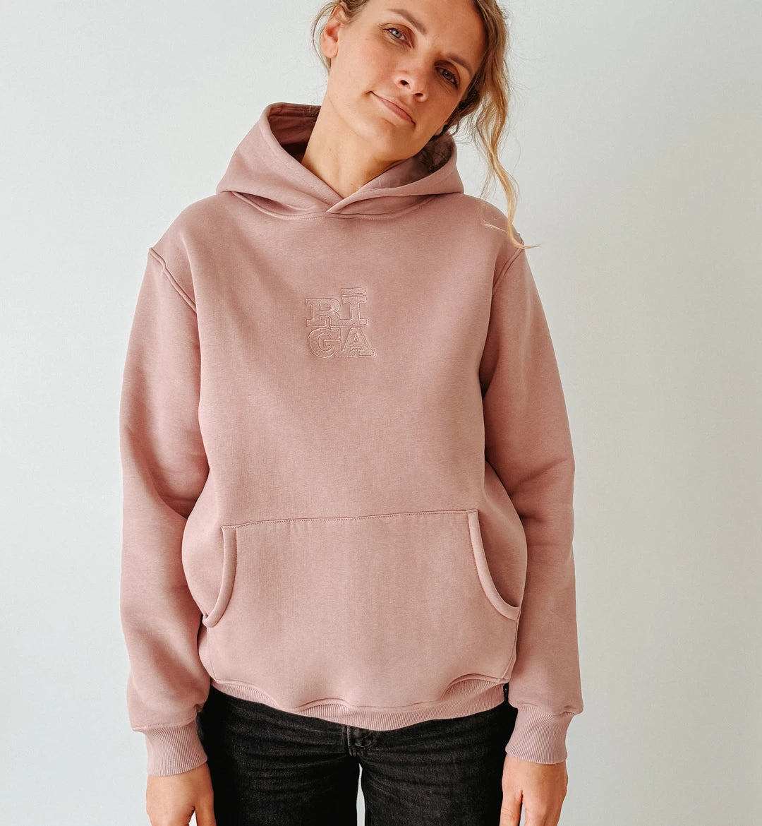Riga Original® x MYGANG Women's Hoodie (Dusty Pink)