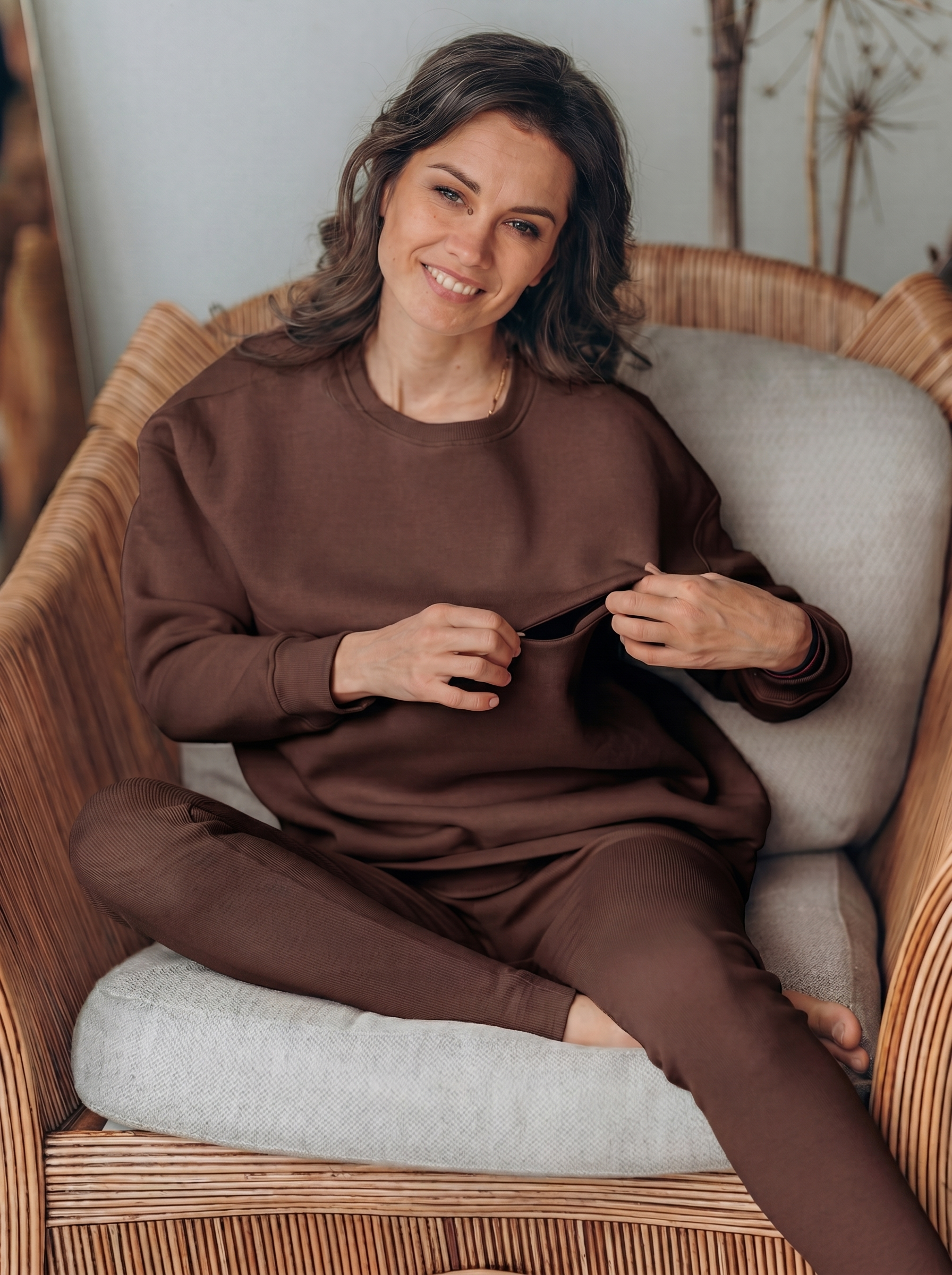 BASIC Oversize maternity hoodie