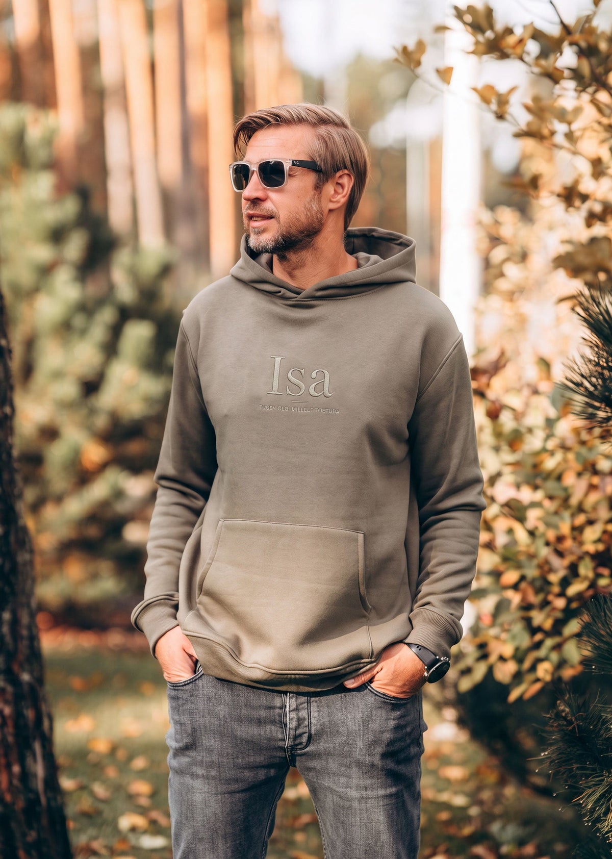 Sweatshirt/hoodie ISA. TUGEV ÕLG, MILLELE TOETUDA
